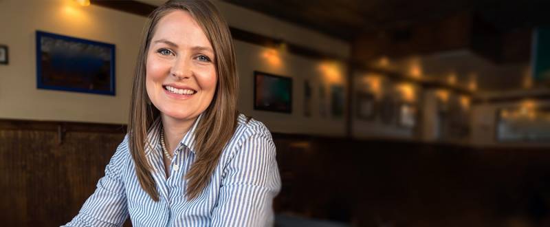 Dana Beasley Brown smiling in Bowling Green